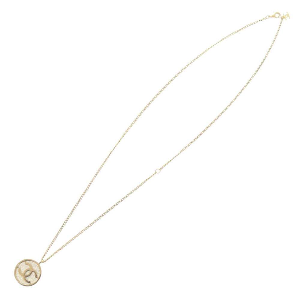 CHANEL Authentic Gold Logo Necklace - Picture 2 of 4